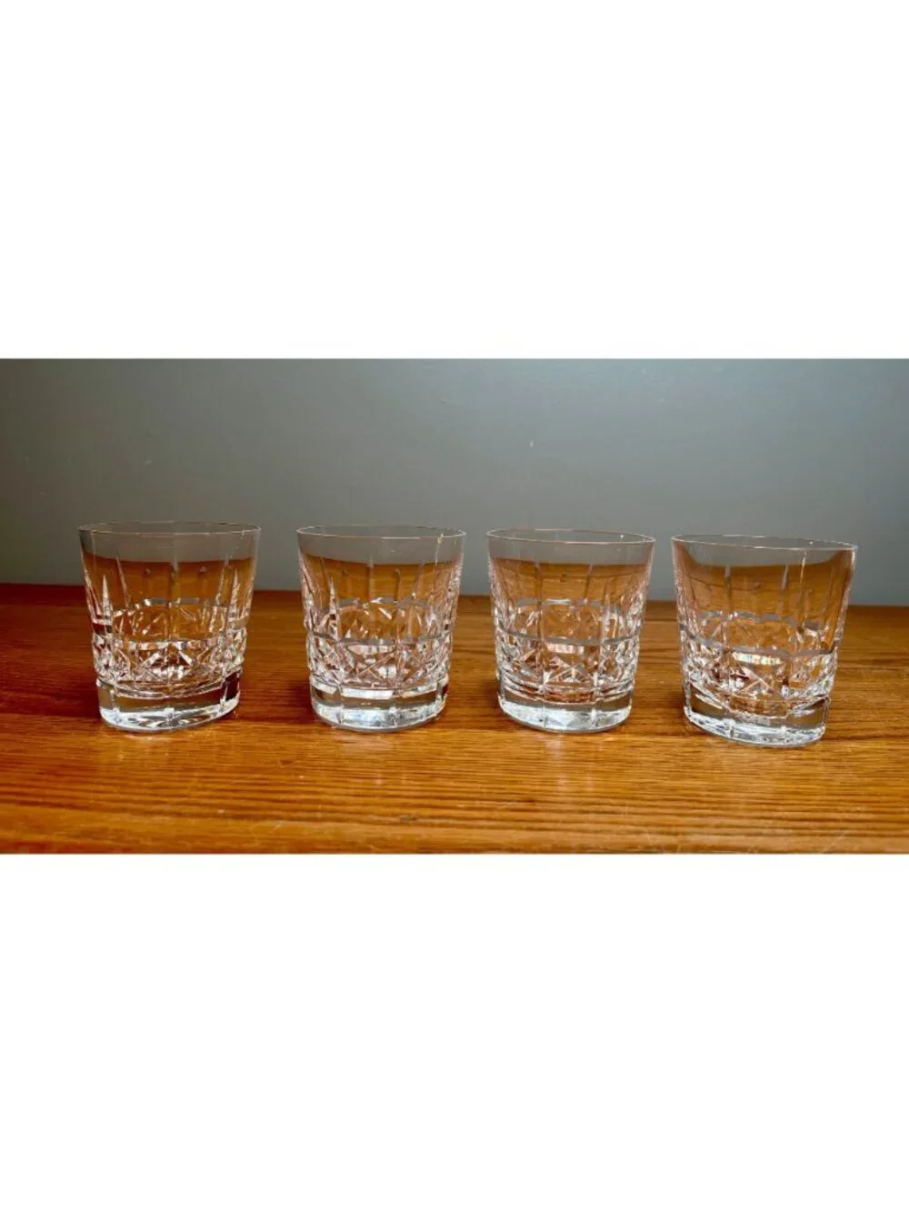 Vintage Waterford Crystal Kylemore Old Fashioned Glasses Set of 4